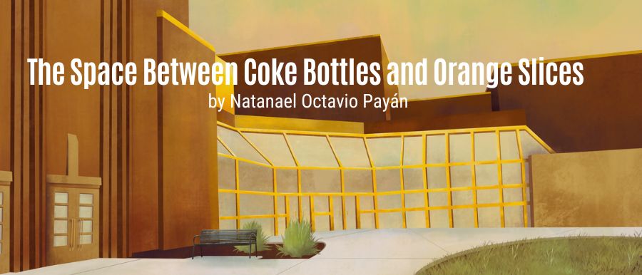 The Space Between Coke Bottles and Orange Slices Poster