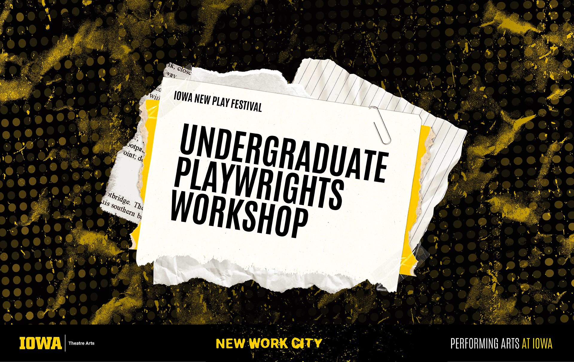 Undergraduate Playwrights Workshop